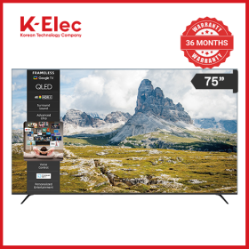 K-Elec Google Smart TV QLED 75 Inch